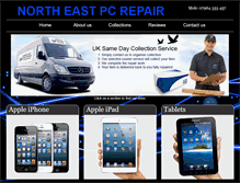 Tablet Screenshot of pc-repair-northeast.co.uk